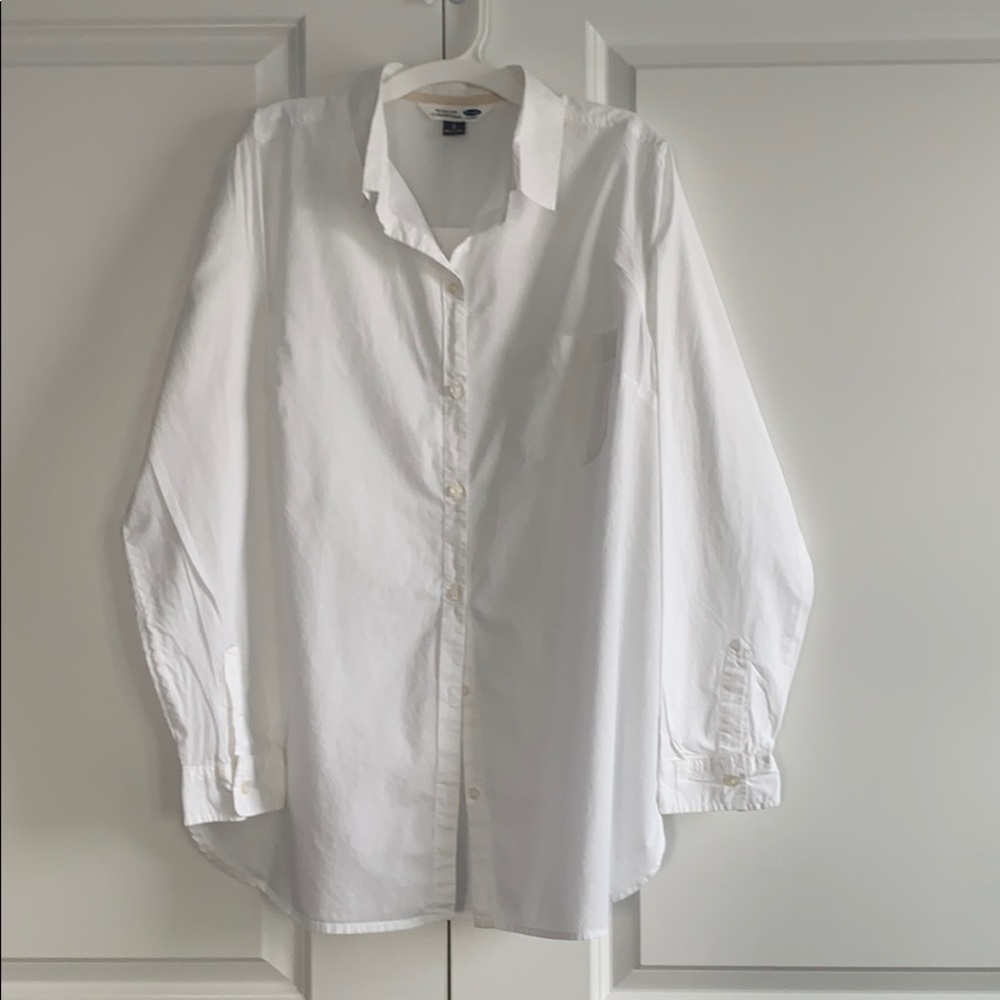 Old Navy White Tunic Shirt!